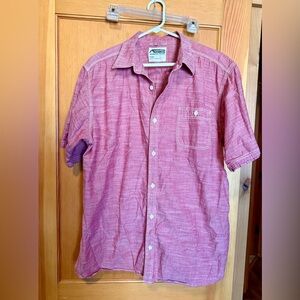 Men's Mountain Khakis Red Short Sleeve Shirt XL